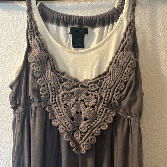 Mine double layer tank dress size medium - Picture 2 of 5